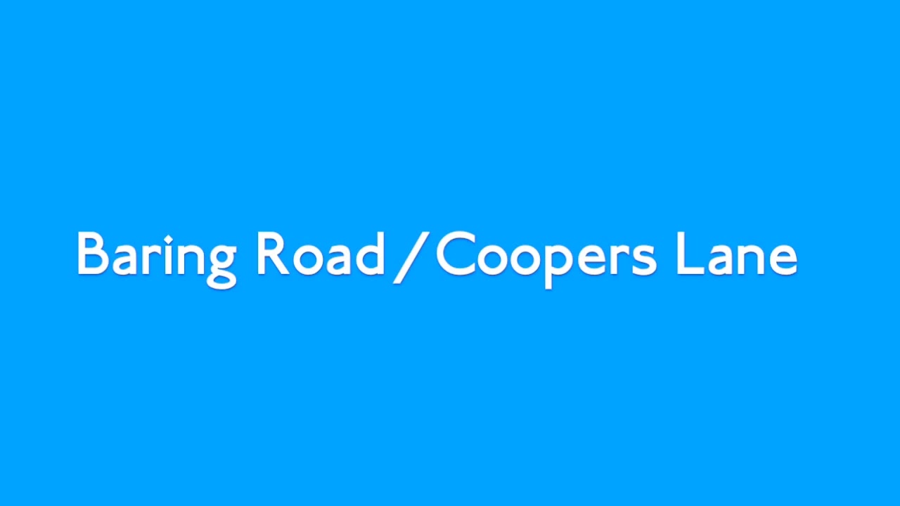 Baring Road / Coopers Lane
