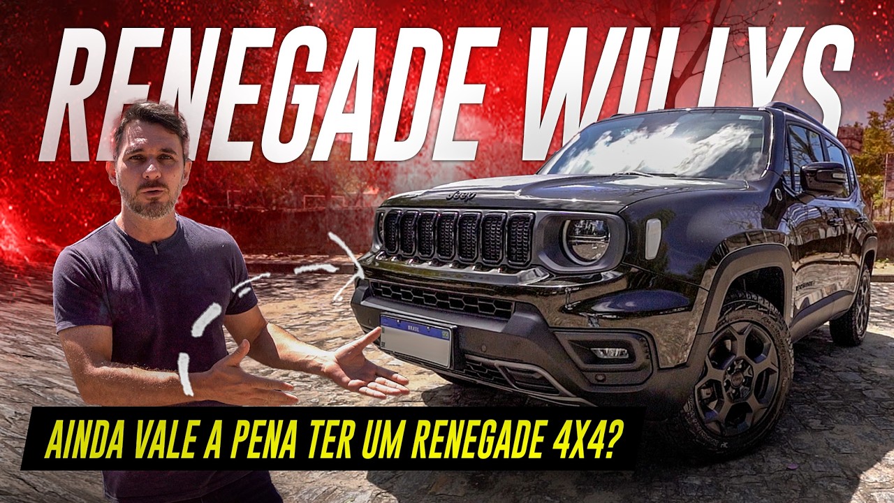 Jeep Renegade 2026 Willys 4x4 Ainda Vale a Pena? Enfrenta Kicks, Creta e BYD Song Pro!