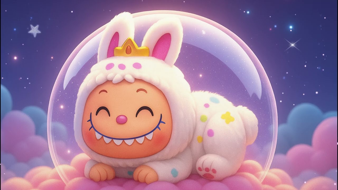Уютная вечерняя колыбельная в стиле аниме от Лабубу для спокойствия и комфорта