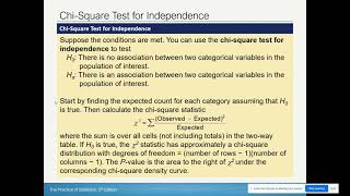 AP Statistics - Section 11.2 Part 2 - Chi-Squared Test for Independence