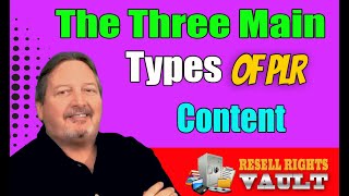 Three Main Types of PLR Content And How to Use PLR Content To Make Money Online