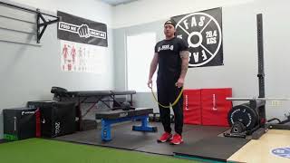 Banded Reverse Lunge Fix Knee Valgus with Hip Abductor & External Rotator Training