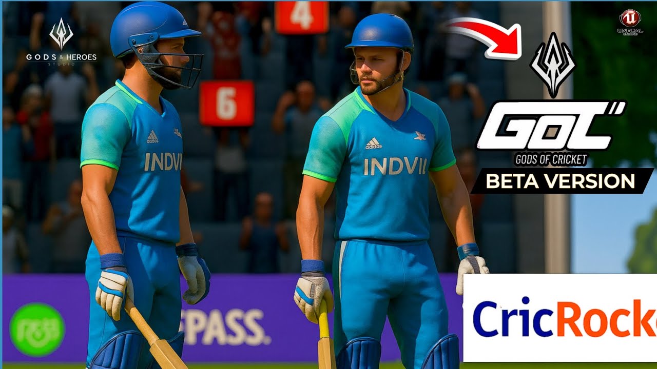Крикетная игра GOC 🏏 ОФИЦИАЛЬНЫЙ ОБЪЯВЛЕНИЕ О БЕТА-ВЕРСИИ | Новая крикетная игра 🔥