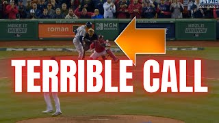 Mlb Playoffs Astros-Red Sox Alcs Turns On Bad Call By Umpire Laz Diaz, Who Had Horrible Night