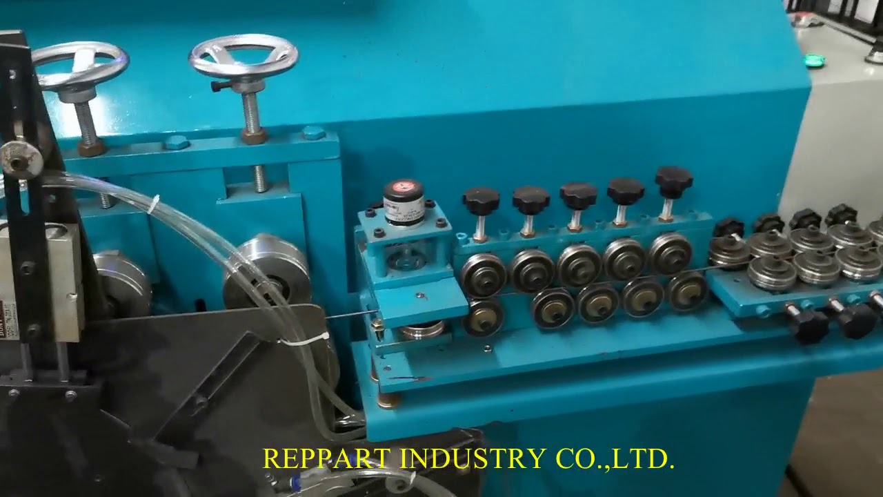 Automatic steel wire ring making and welding combined machine YouTube