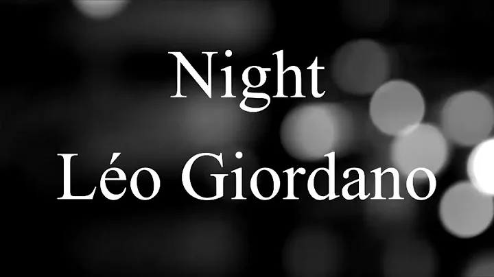 NIGHT - Lo Giordano