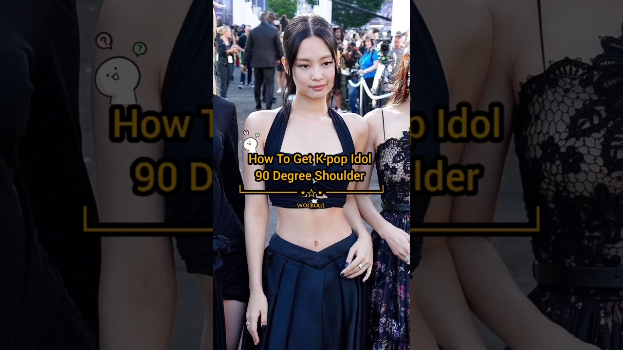 Easy Workout to get kpop idols 90 degree shoulder 