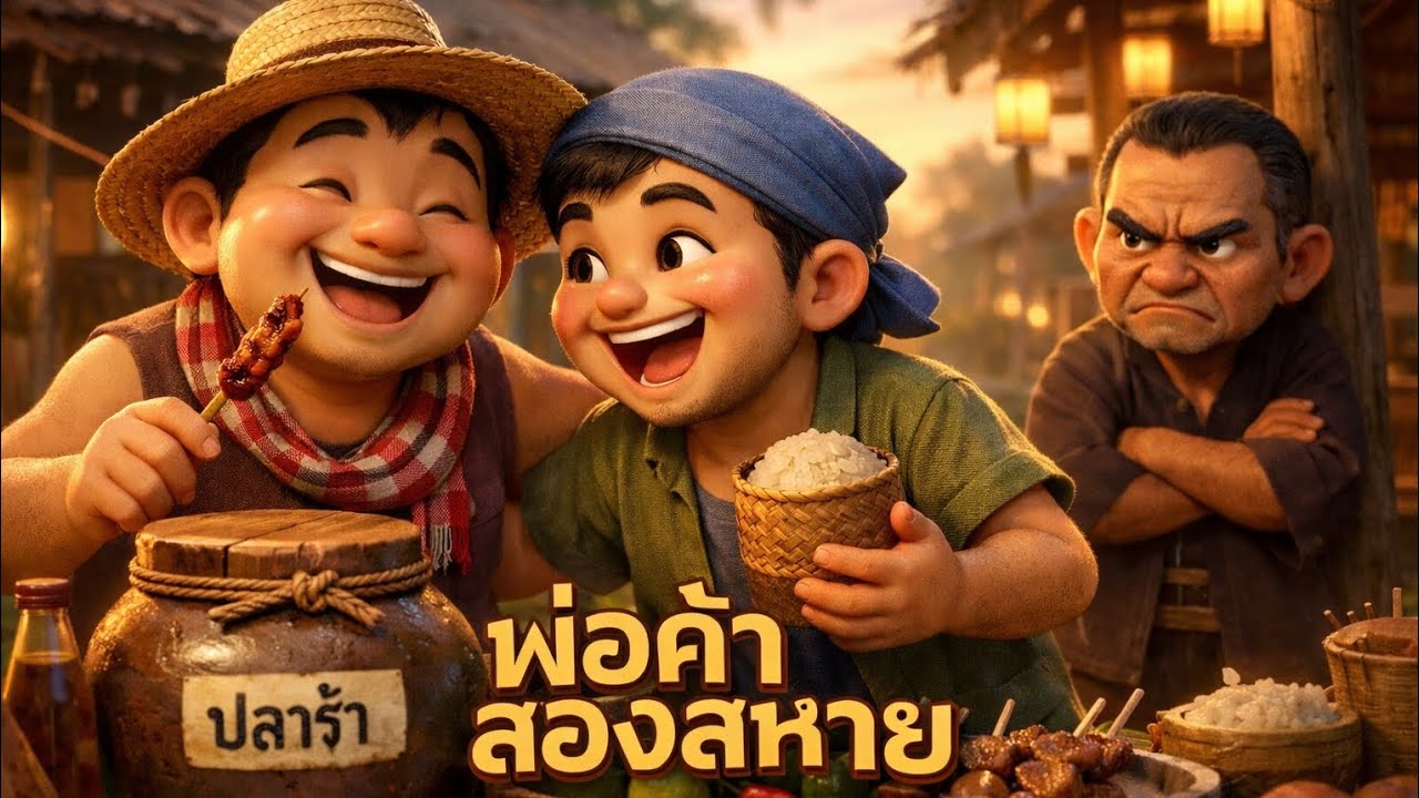 นิทานเรื่อง🌾 พ่อค้าสองสหาย#นิทาน#นิทานก่อนนอน#นิยายเสียง