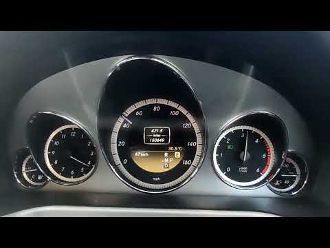 Mercedes E350 W212 3.0 CDi 231Km AT acceleration 0-100 Km/h