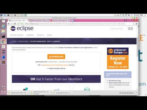11 JAVA EE Servlets Windows Eclipse IDE & Apache Tomcat