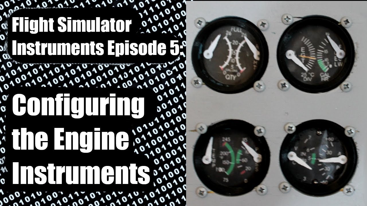 How to Configure the Engine Instruments to FSX using MobiFlight | Captain Bob