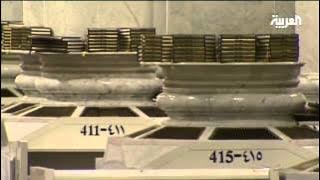 An enormous AC system providing cool fresh air to the Prophet's mosque