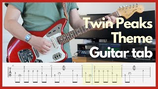 Twin Peaks Theme (guitar cover with tabs)