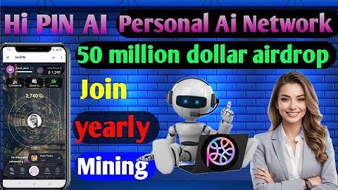 Hi Pin Ai airdrop | mine free Depin token | hi pin airdrop claim |  New ai Depin mining airdrop