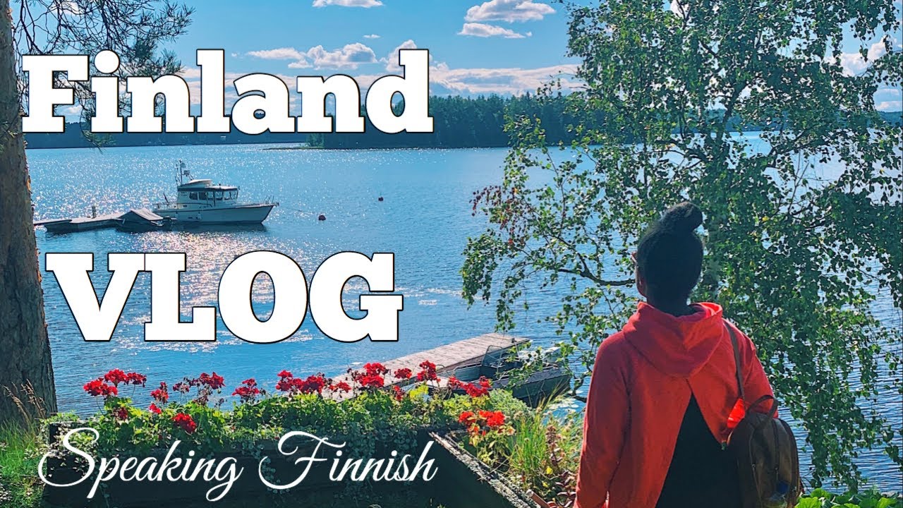 American Speaking Finnish for a Day | Finland Summer Cottage Vlog