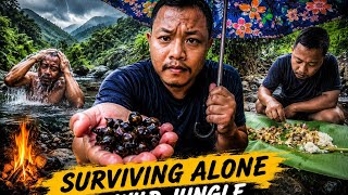 I Survived Alone in the Jungle with Only an Umbrella | Real Survival Adventure 