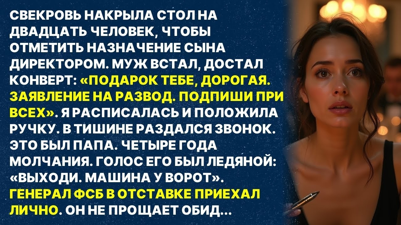 Муж выставил меня на аукцион за 50 рублей на корпоративе. Но он не заметил как я вошла в зал
