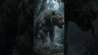 Tiger x Komodo Dragon 😱🔥 fantasy creature ai #shorts