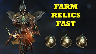 Warframe Fastest Relic Farming! Lith Meso Neo Axi Relics!
