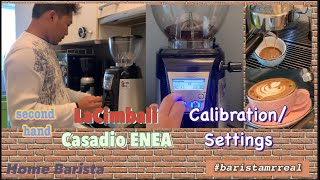 I bought 2nd hand Casadio ENEA LaCimbali How to adjust/calibration perfect espresso LatteArt oatmilk screenshot 2
