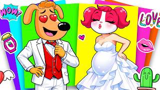 🩷💖 SECRET ROOM of Labrador PREGNANT SWEET Papillon Sticker Book #paperdiy #asmr #sherifflabrador