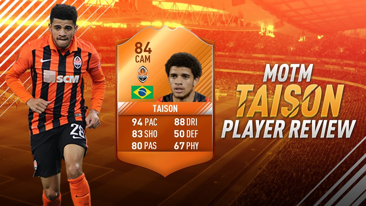 Fifa 17 Motm Taison Review Fifa 17 84 Man Of The Match Taison Player Review Youtube