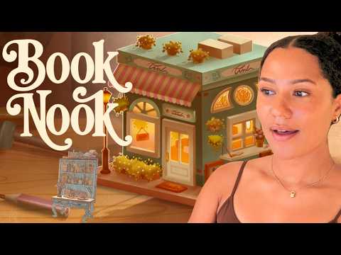 making the tiny book nook of my dreams?!📖🕯️ Book Nook