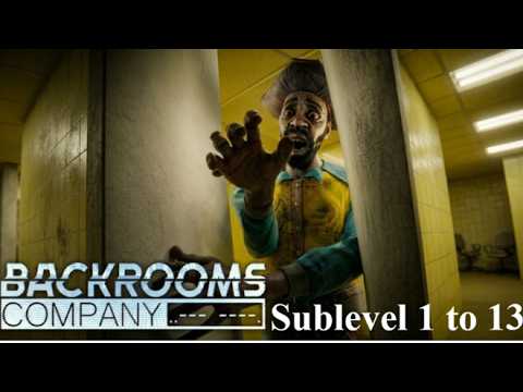 Backrooms Company Roblox (New Update) -The Hardest Game - Sublevel 1 to 13 - 4 players - Part 14