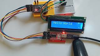 How to set up a temporary library to control Arduino mini-pro with LCD i2c