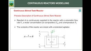 Continuous Reactors - Session 6