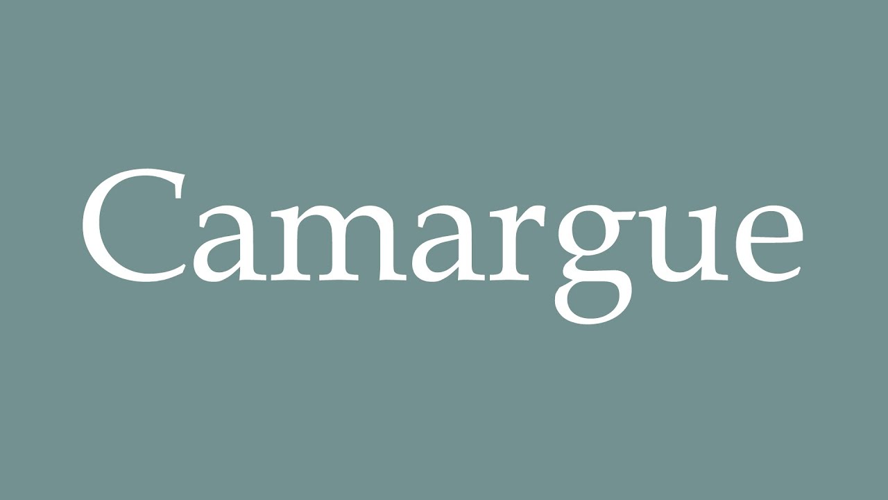 How to Pronounce ''Camargue'' Correctly in French YouTube