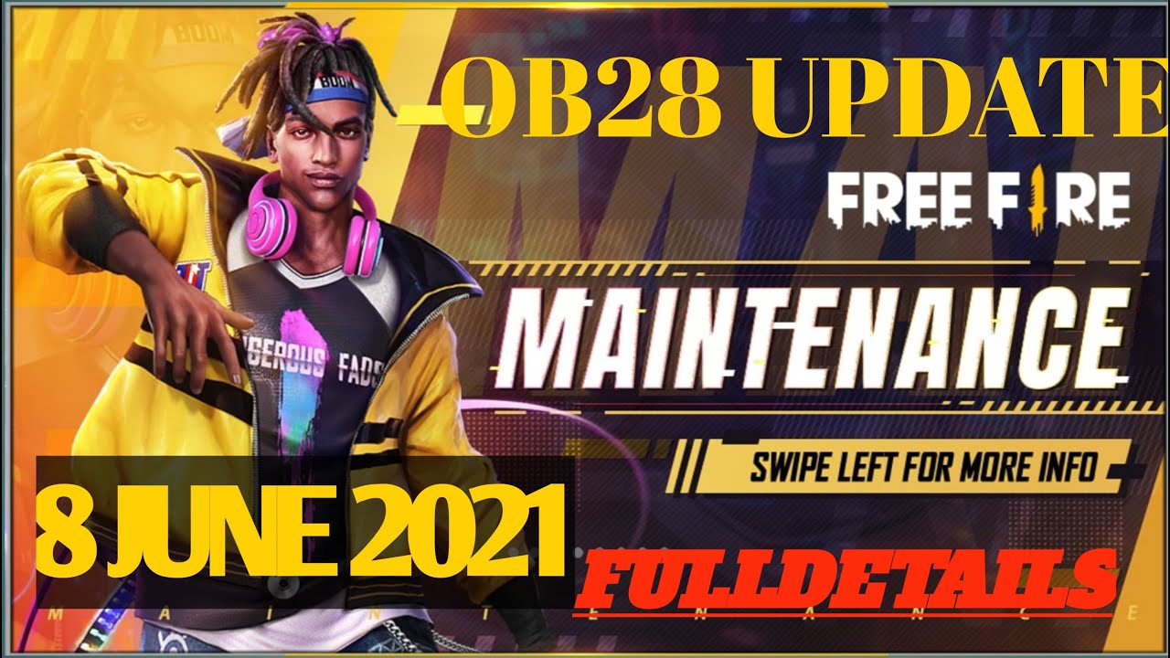 Free fire ob28 Update full details | 8 june new update | Free Fire New Update | ob28 update