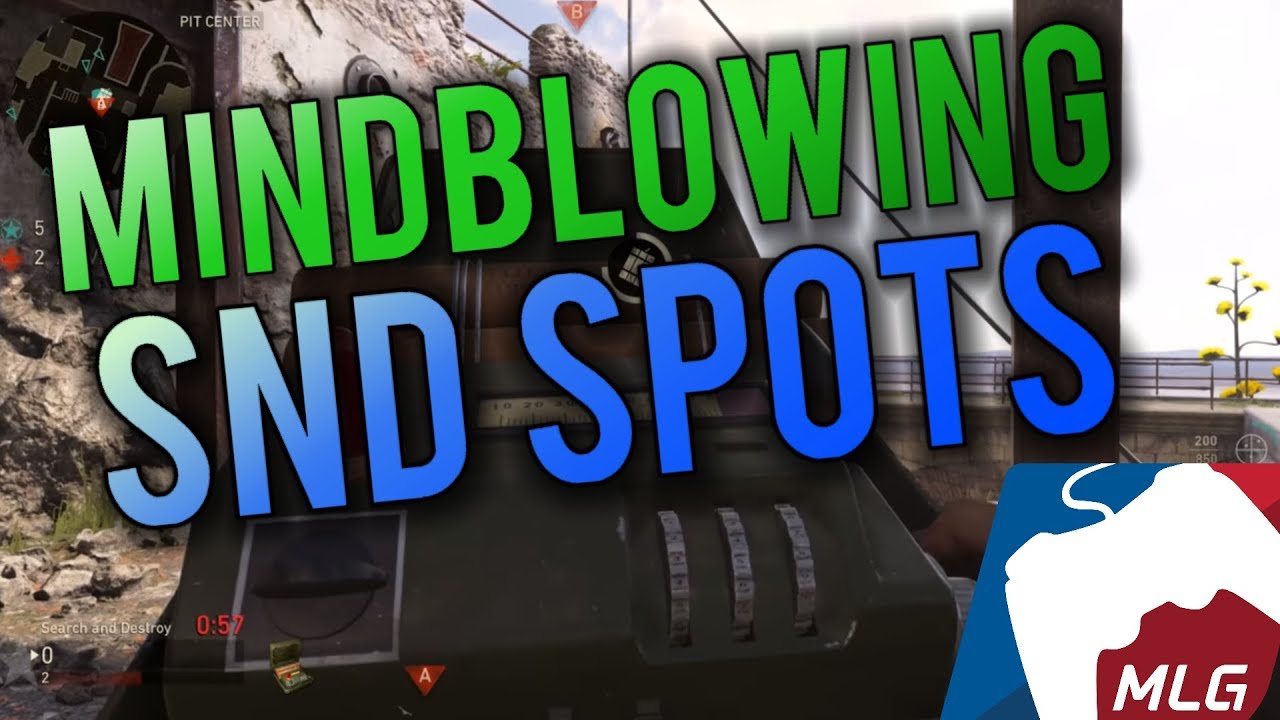 COD WWII - MINDBLOWING SnD Bomb Spots for Gamebattles/Competitve - Tips and Tricks