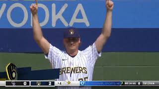 Joey Ortiz's 5th homer of 2025 is a 2-run shot