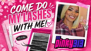 DIY LASH EXTENSIONS AT HOME! | VeyesBeauty Lash Clusters | Pinky's Reviews