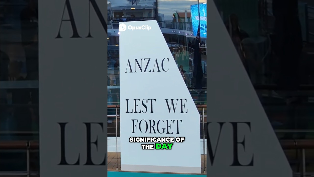 ANZAC Dawn Service at Sea #anthemoftheseas #cruise #anzac #memorialday