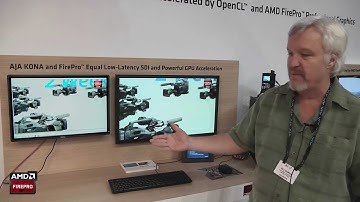 AJA Kona 4K SDI card low latency FirePro GPU in/out transfer