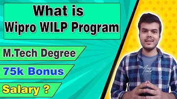 What is Wipro Wilp Program | 75k Bonus | Salary | Full Details WILP |