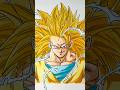 時間稼ぎに超サイヤ人3なった#shorts #悟空#drawing #鳥山明 #goku #dragonball #イラスト #ドラゴンボール