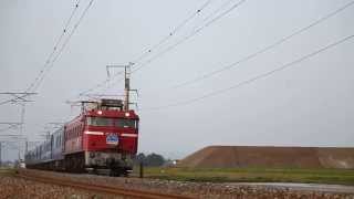 EF81 137号機9021レあけぼの西袋～余目2014年5月3日