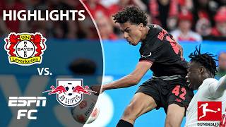 HAT TRICK 🚨 Bayer Leverkusen vs. RB Leipzig | Bundesliga Highlights | ESPN FC