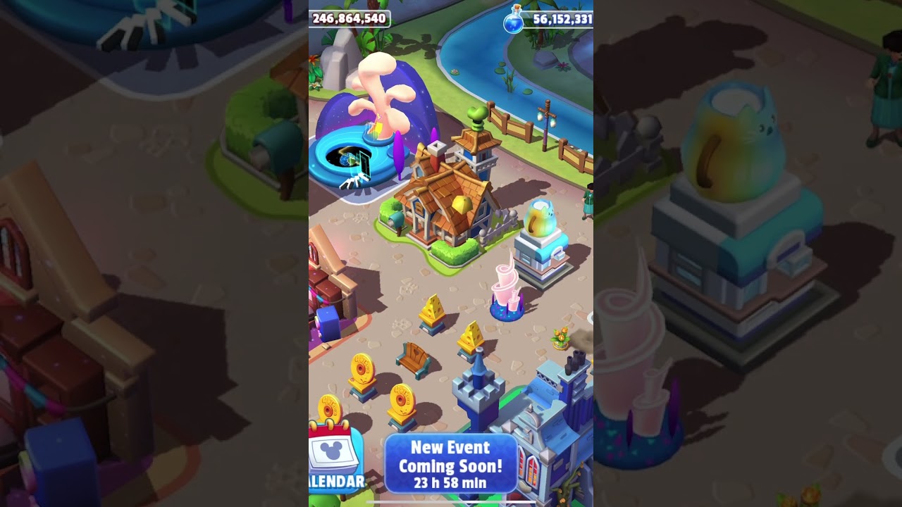 Mr. Kitten Disney Magic Kingdoms Game 