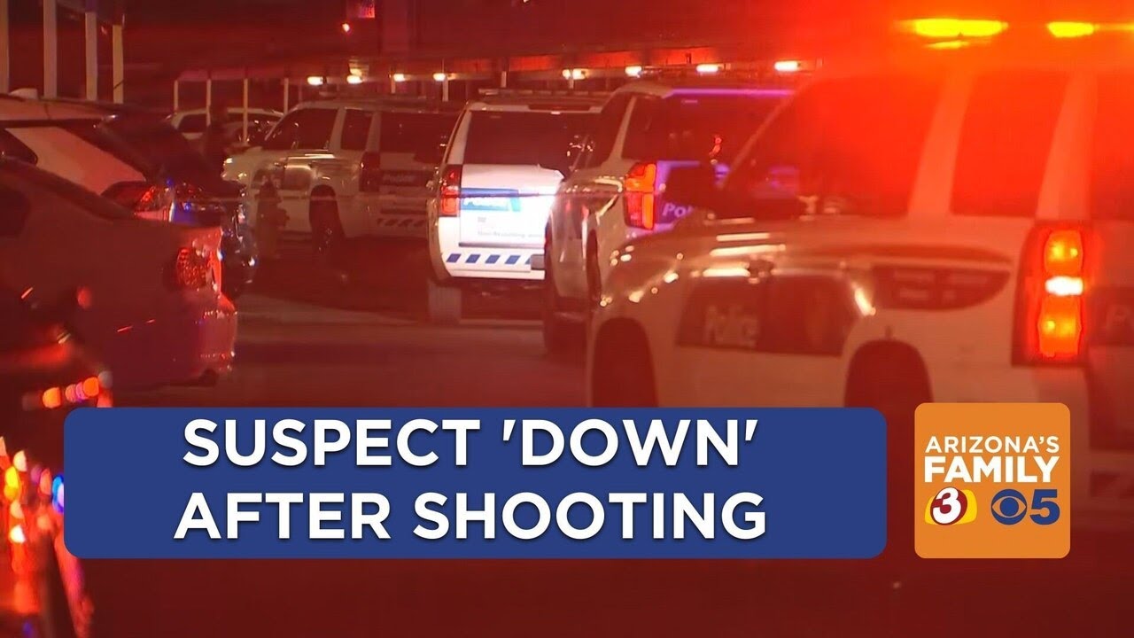 Suspect 'down' after officer-involved shooting in north Phoenix - YouTube