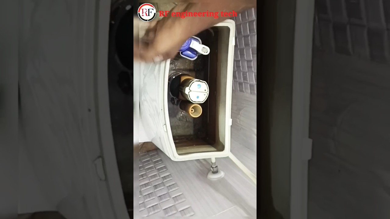 how to fix concealed flush tank leaking 