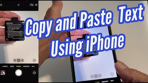 How to use your iPhone camera to copy and paste text