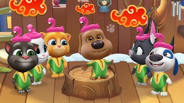 My Talking Tom Friends | New Year Pets & Dress up Part 13 | IOS App & Android Games