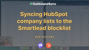 Syncing HubSpot company lists to the Smartlead blocklist