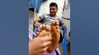 Straight Male Feet Tickling