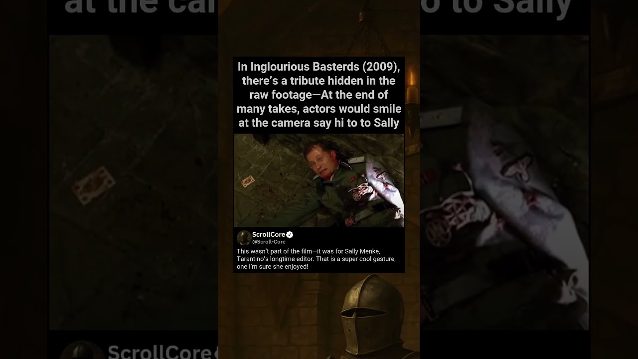 In Inglourious Basterds 2009 There S A Tribute Hidden The Raw Footage