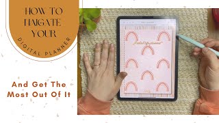 My favorite tips and tricks to navigate your NEW DIGITAL PLANNER in Goodnotes5
